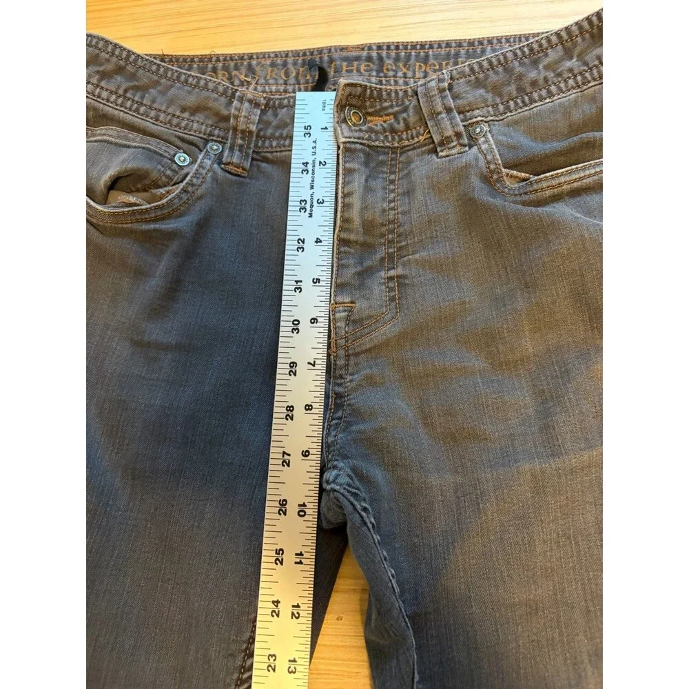 prAna Men’s 30x30 Gray Slim Fit Jeans Denim 5 Pocket Outdoor Casual